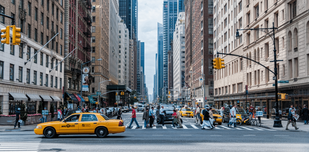 Promoção de passagem direta do Rio de Janeiro para Nova York em março de 2025